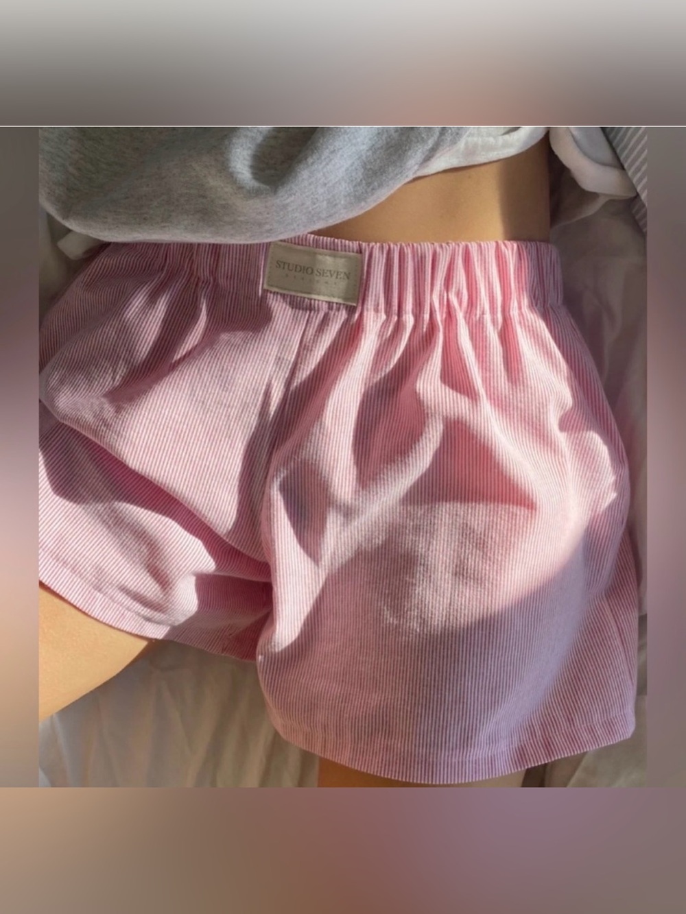 Studio Seven Designs Lila Lounge Shorts Pink, Size Small